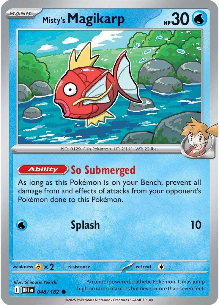 Misty's Magikarp (048/182) [Scarlet &amp; Violet: Destined Rivals] 