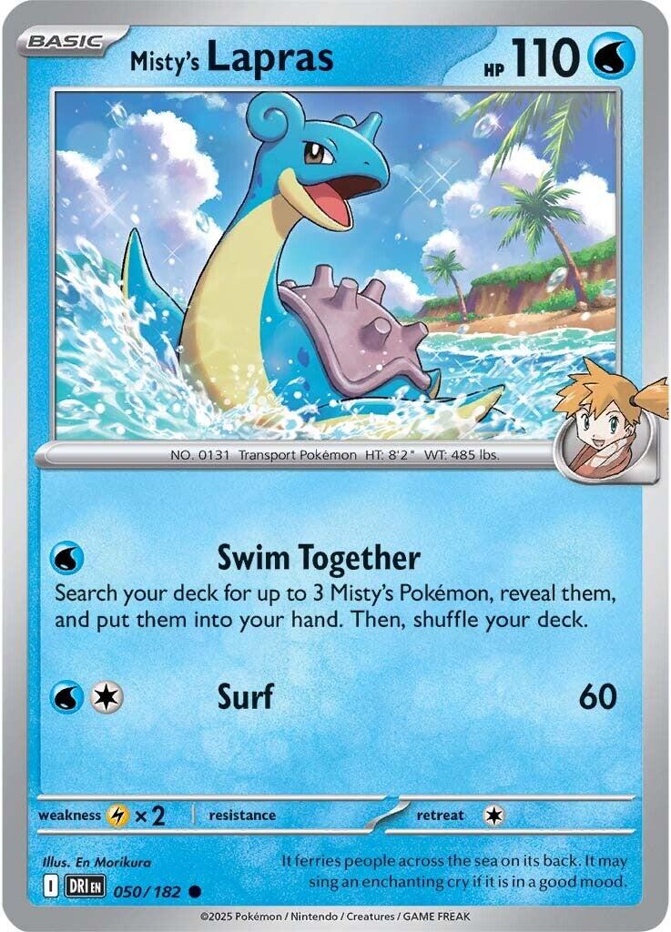 Misty's Lapras (050/182) [Scarlet &amp; Violet: Destined Rivals] 