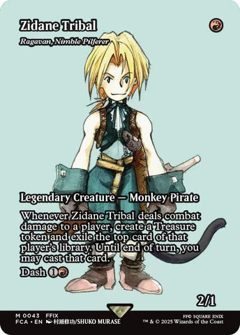 Zidane Tribal - Ragavan, Nimble Pilferer (Showcase) [FINAL FANTASY: Through the Ages] 