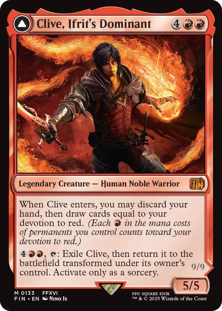Clive, Ifrit's Dominant // Ifrit, Warden of Inferno [FINAL FANTASY] 