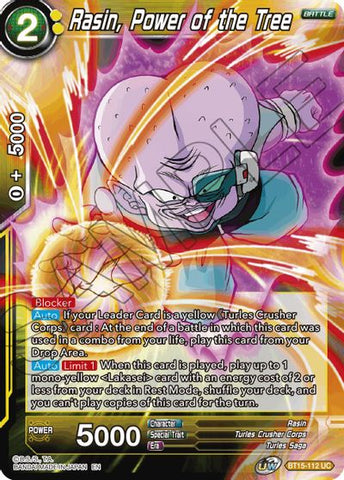 Rasin, Power of the Tree (BT15-112) [Saiyan Showdown] 