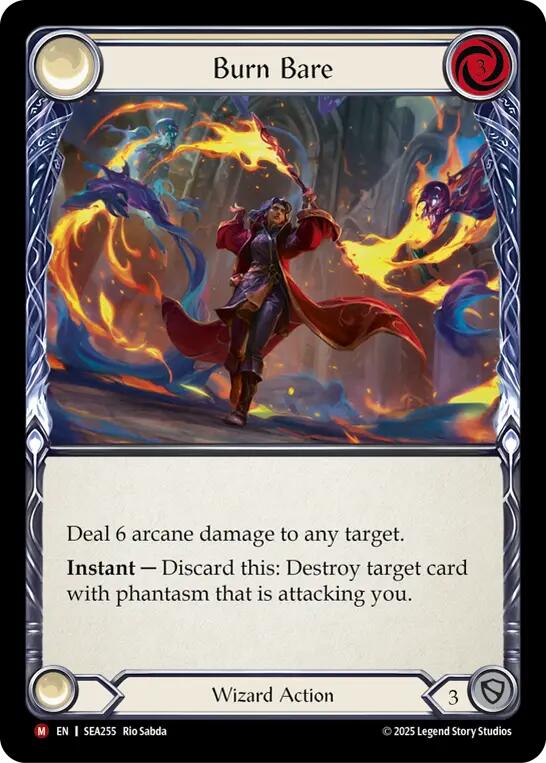 Burn Bare [SEA255] (High Seas) Rainbow Foil 