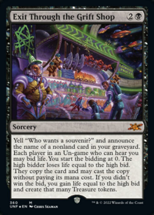 Exit Through the Grift Shop (Galaxy Foil) [Unfinity]