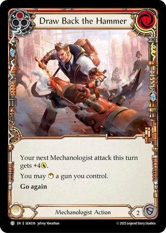 Draw Back the Hammer [SEA039] (High Seas) Rainbow Foil 