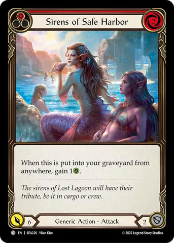 Sirens of Safe Harbor (Red) [SEA226] (High Seas) Rainbow Foil 