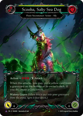 Scooba, Salty Sea Dog (Marvel) [SEA061] (High Seas) Cold Foil 