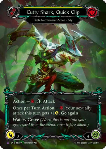 Cutty Shark, Quick Clip (Marvel) [SEA076] (High Seas) Cold Foil 