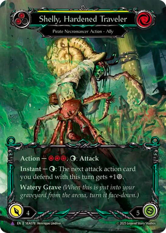 Shelly, Hardened Traveler (Marvel) [SEA078] (High Seas) Cold Foil 