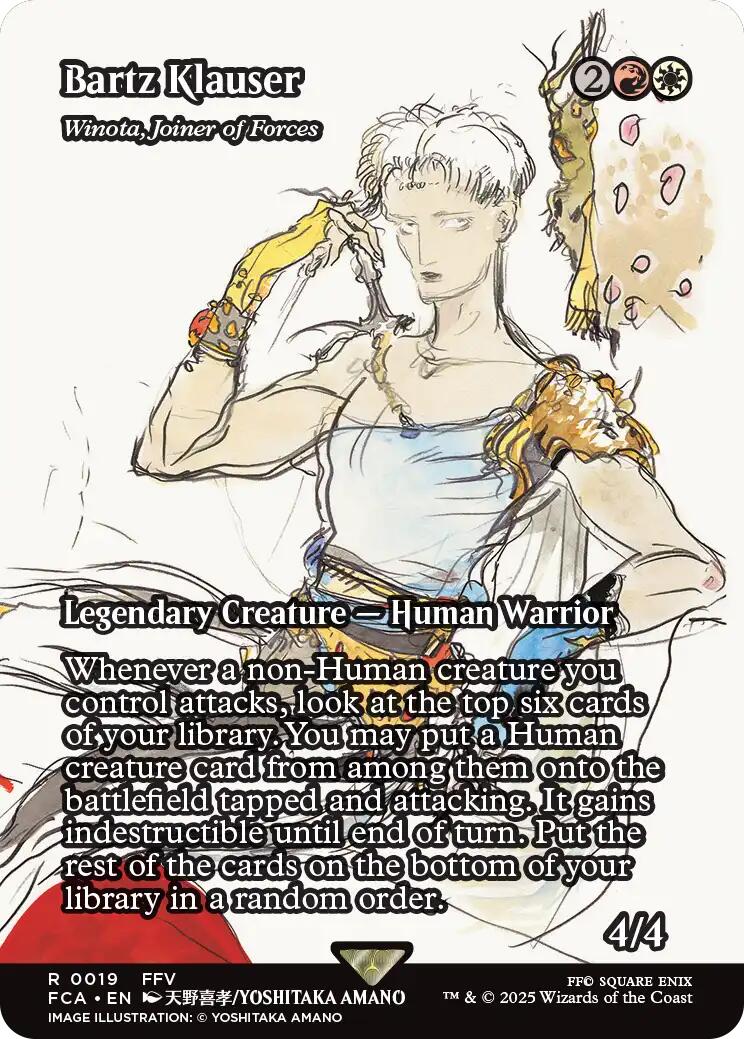 Bartz Klauser - Winota, Joiner of Forces (Showcase) [FINAL FANTASY: Through the Ages] 