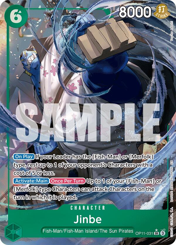 Jinbe (031) (Alternate Art) [A Fist of Divine Speed] 