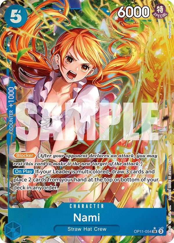 Nami (054) (Alternate Art) [A Fist of Divine Speed] 