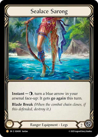 Sealace Sarong [SEA095] (High Seas) Rainbow Foil 