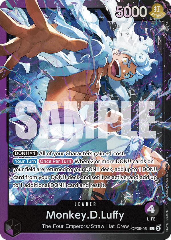 Monkey.D.Luffy (OP09-061) [Starter Deck: Purple/Black Monkey.D.Luffy] 