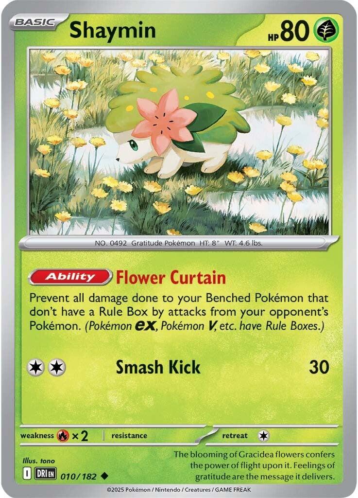 Shaymin (010/182) [Scarlet &amp; Violet: Destined Rivals] 