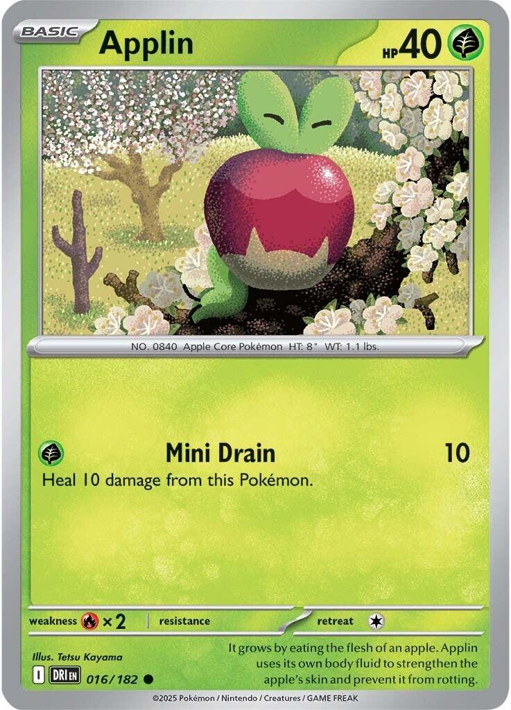 Applin (016/182) [Scarlet &amp; Violet: Destined Rivals] 