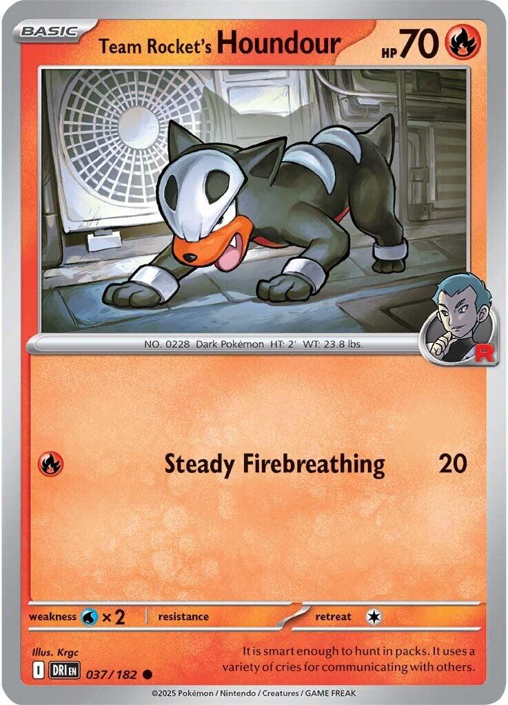 Team Rocket's Houndour (037/182) [Scarlet &amp; Violet: Destined Rivals] 