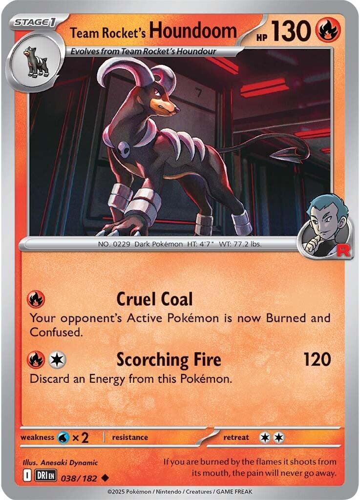 Team Rocket's Houndoom (038/182) [Scarlet &amp; Violet: Destined Rivals] 