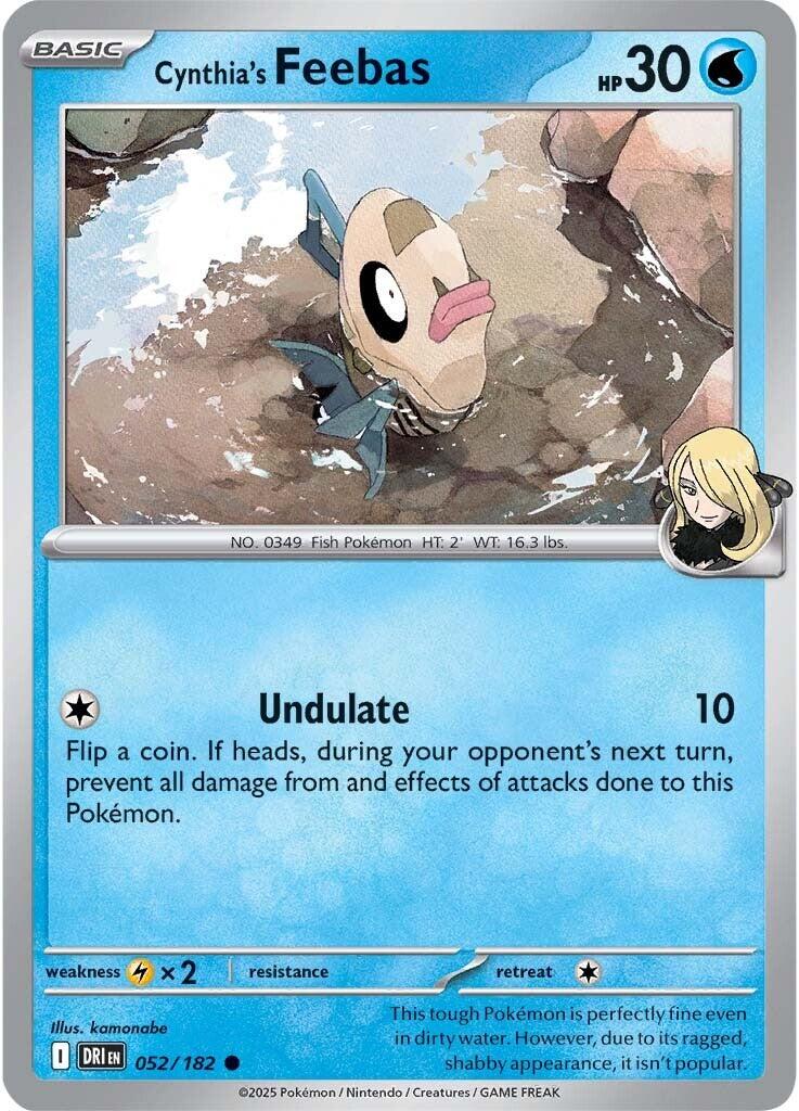 Cynthia's Feebas (052/182) [Scarlet &amp; Violet: Destined Rivals] 