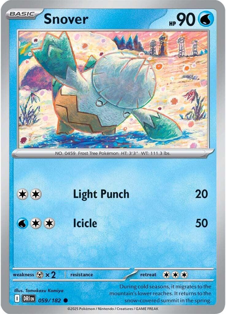 Snover (059/182) [Scarlet &amp; Violet: Destined Rivals] 