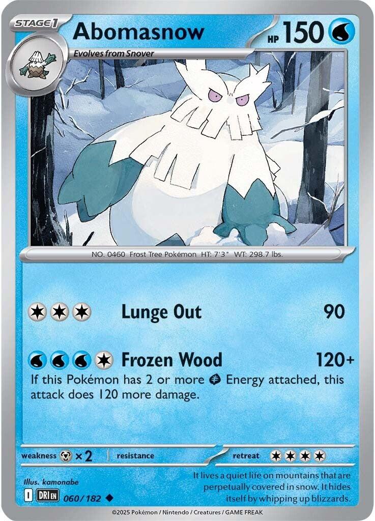 Abomasnow (060/182) [Scarlet &amp; Violet: Destined Rivals] 