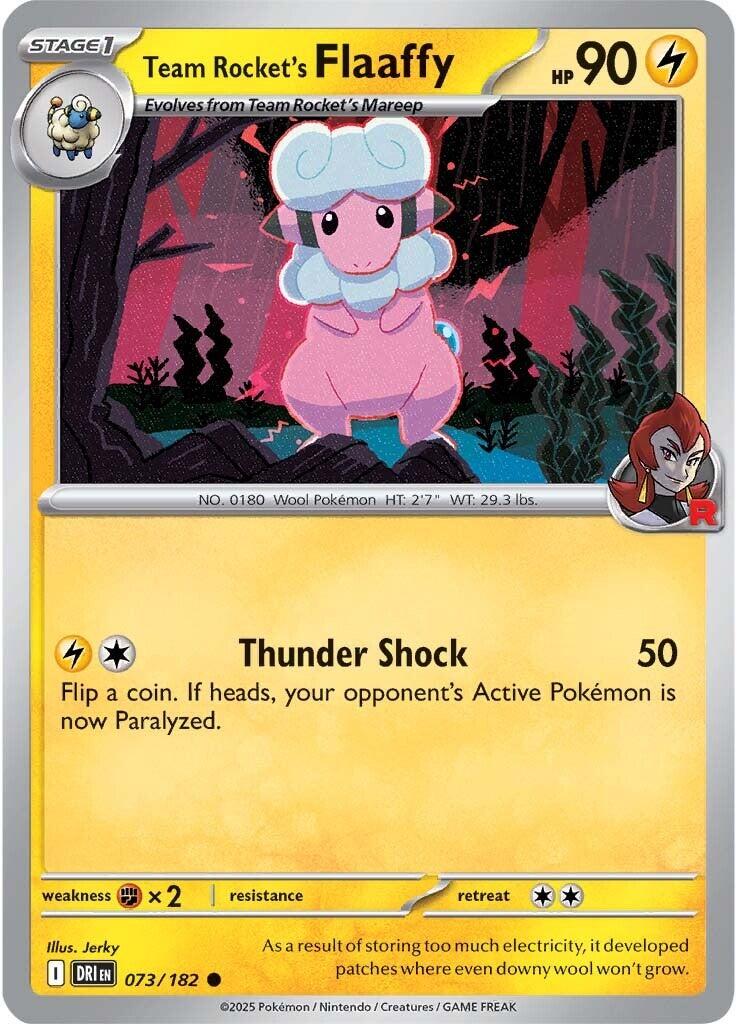 Team Rocket's Flaaffy (073/182) [Scarlet &amp; Violet: Destined Rivals] 