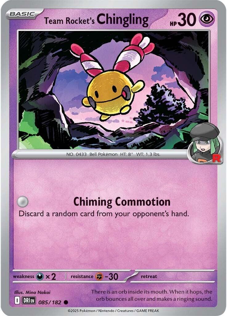 Team Rocket's Chingling (085/182) [Scarlet &amp; Violet: Destined Rivals] 