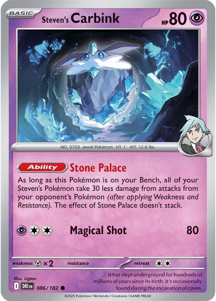 Steven's Carhink (086/182) [Scarlet &amp; Violet: Destined Rivals] 