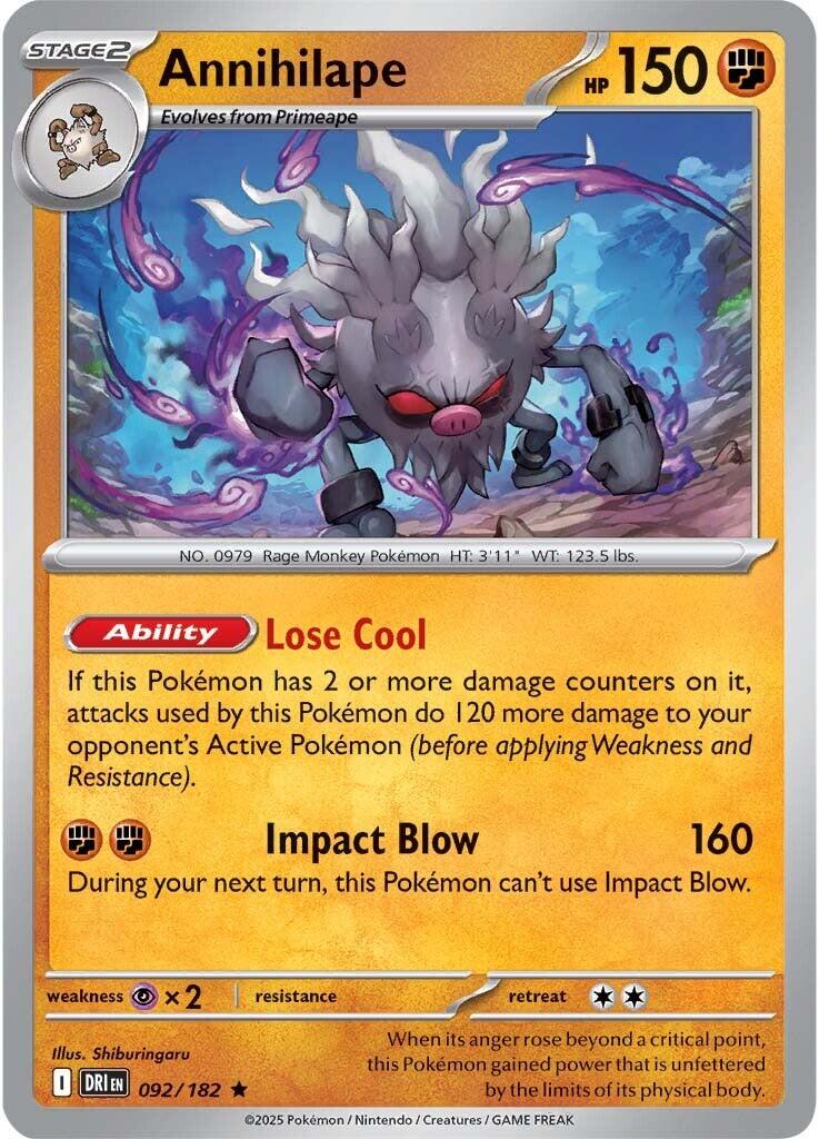Annihilape (092/182) [Scarlet &amp; Violet: Destined Rivals] 