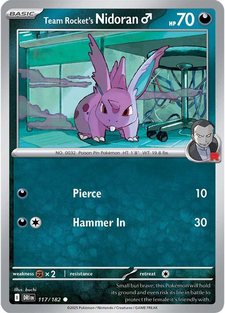 Team Rocket's Nidorand (117/182) [Scarlet &amp; Violet: Destined Rivals] 