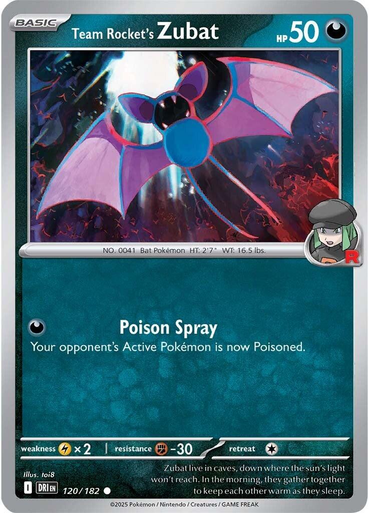 Team Rocket's Zubat (120/182) [Scarlet &amp; Violet: Destined Rivals] 