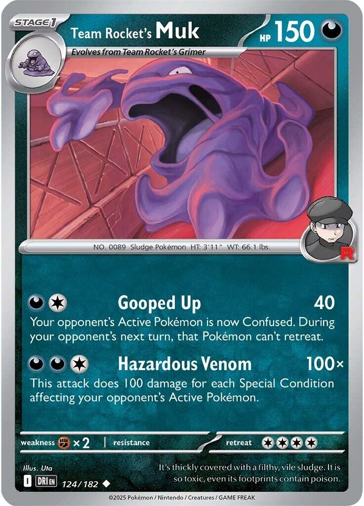 Team Rocket's Muk (124/182) [Scarlet &amp; Violet: Destined Rivals] 