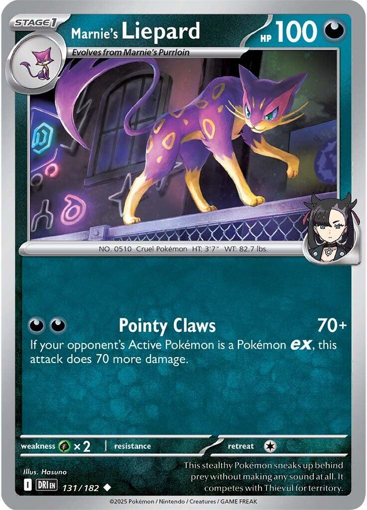 Marnie's Liepard (131/182) [Scarlet &amp; Violet: Destined Rivals] 