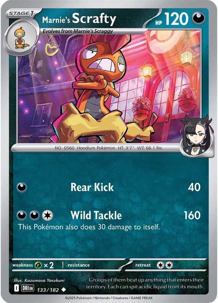Marnie's Scrafty (133/182) [Scarlet &amp; Violet: Destined Rivals] 