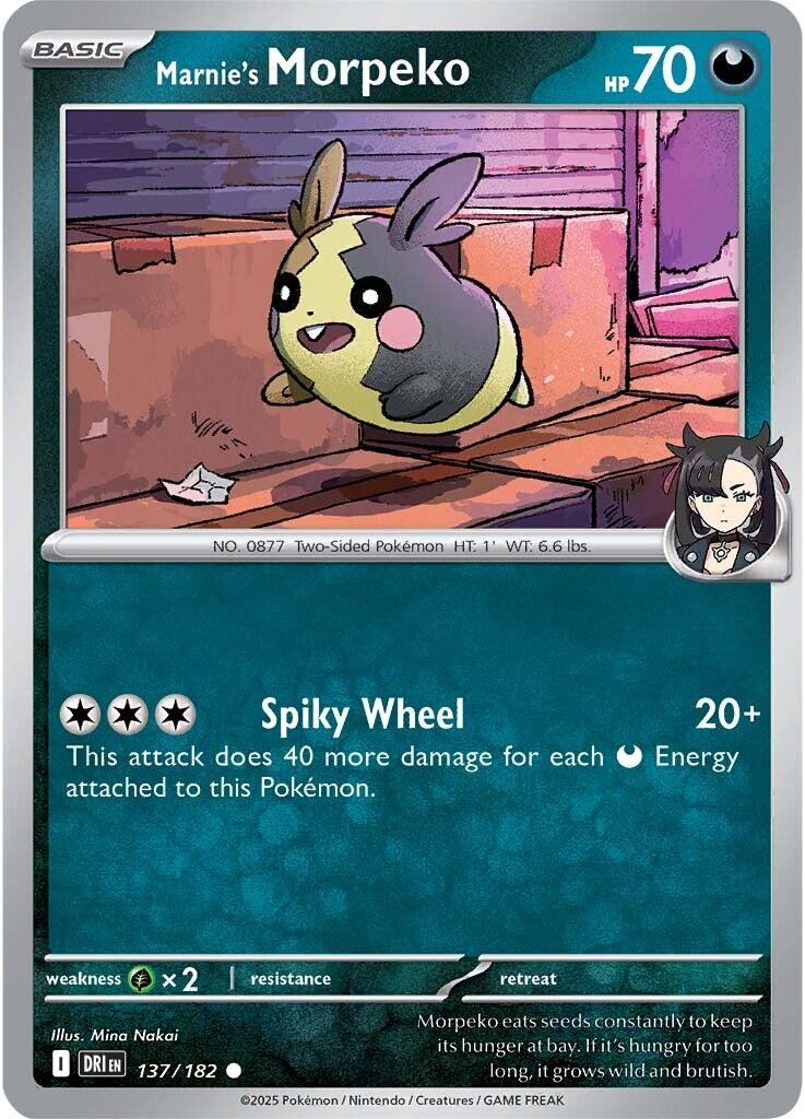 Marnie's Marpeko (137/182) [Scarlet &amp; Violet: Destined Rivals] 