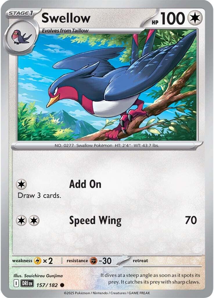 Swellow (157/182) [Scarlet &amp; Violet: Destined Rivals] 