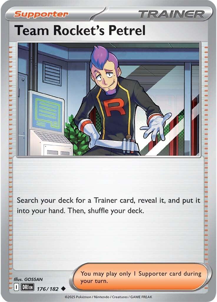 Team Rocket's Petrel (176/182) [Scarlet &amp; Violet: Destined Rivals] 
