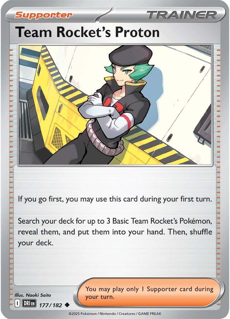 Team Rocket's Proton (177/182) [Scarlet &amp; Violet: Destined Rivals] 