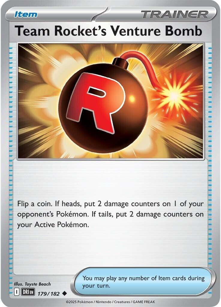 Team Rocket's Venture Bomb (179/182) [Scarlet &amp; Violet: Destined Rivals] 