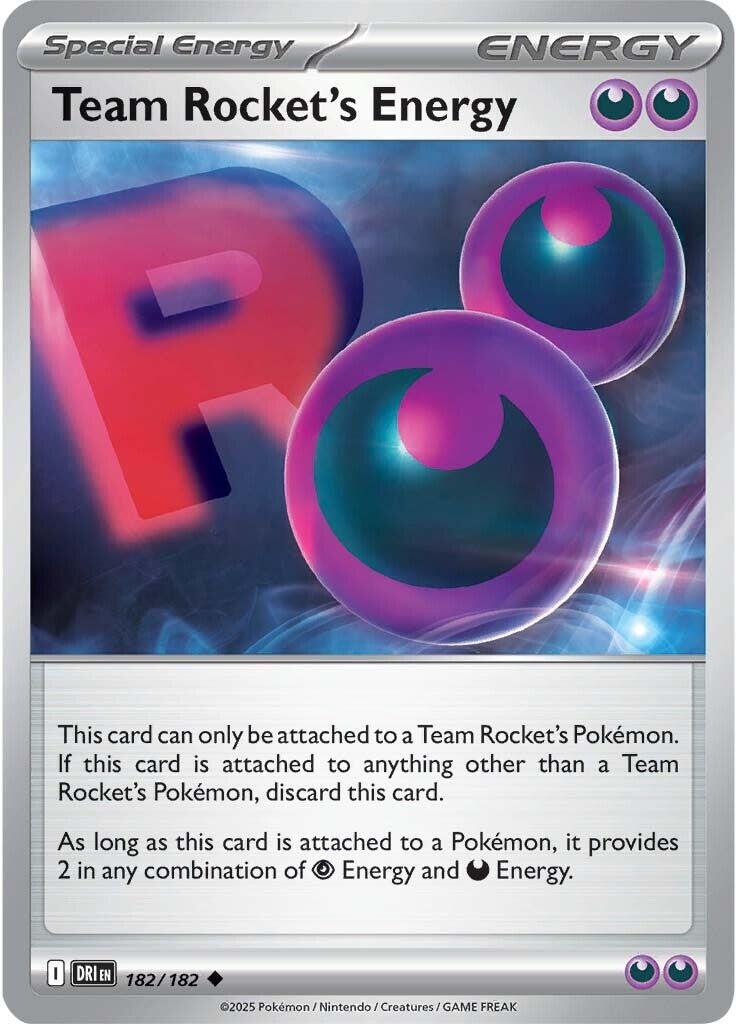 Team Rocket's Energy (182/182) [Scarlet &amp; Violet: Destined Rivals] 