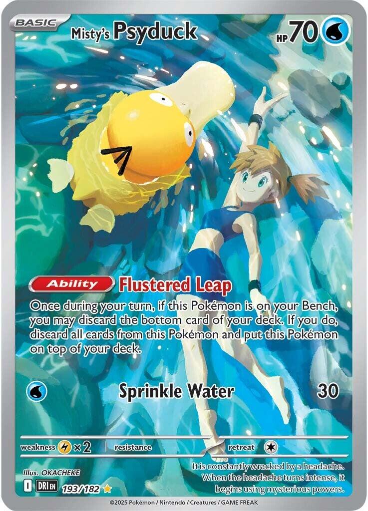 Misty's Psyduck (193/182) [Scarlet &amp; Violet: Destined Rivals] 