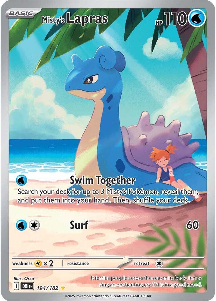 Misty's Lapras (194/182) [Scarlet &amp; Violet: Destined Rivals] 
