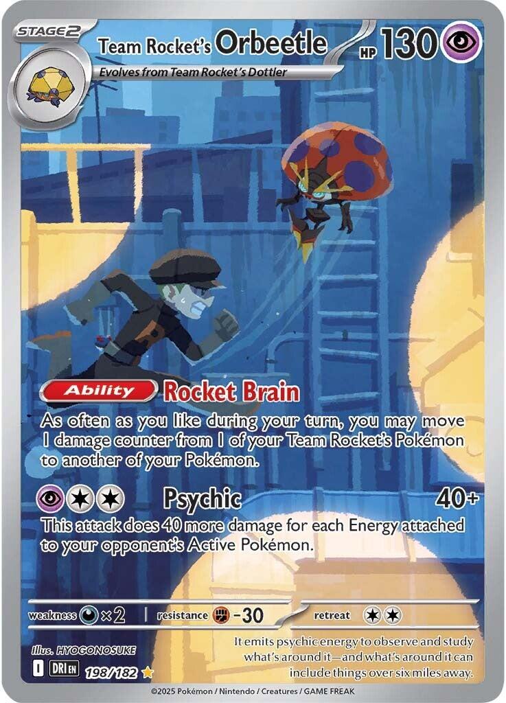 Team Rocket's Orbeetle (198/182) [Scarlet &amp; Violet: Destined Rivals] 