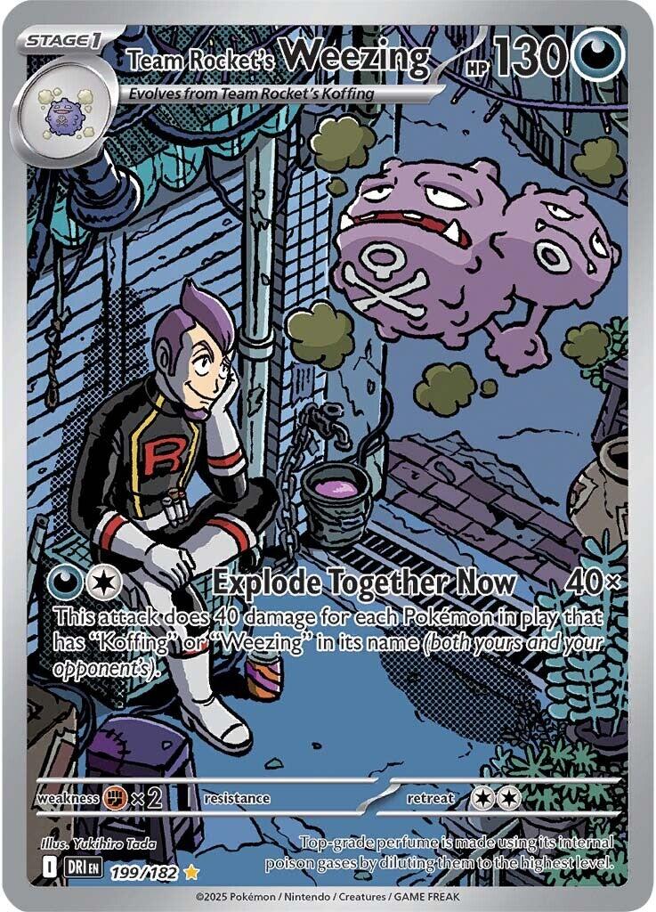 Team Rocket's Weezing (199/182) [Scarlet &amp; Violet: Destined Rivals]