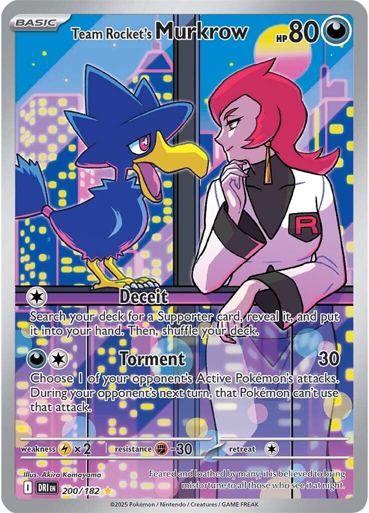 Team Rocket's Murkrow (200/182) [Scarlet &amp; Violet: Destined Rivals] 