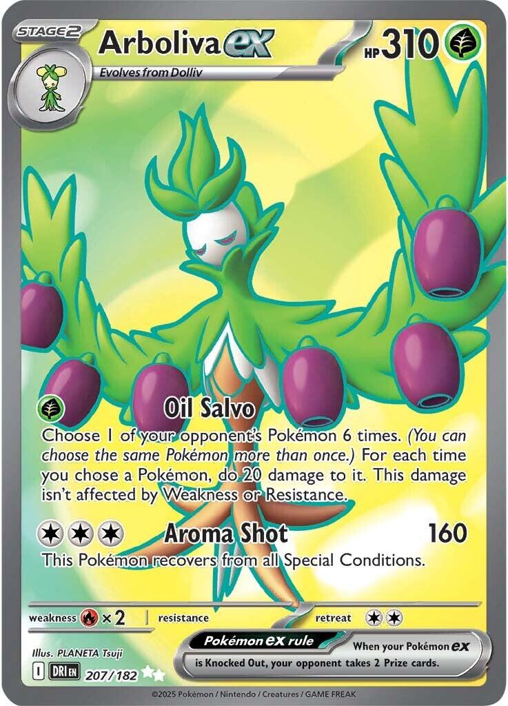 Arboliva ex (207/182) [Scarlet &amp; Violet: Destined Rivals] 