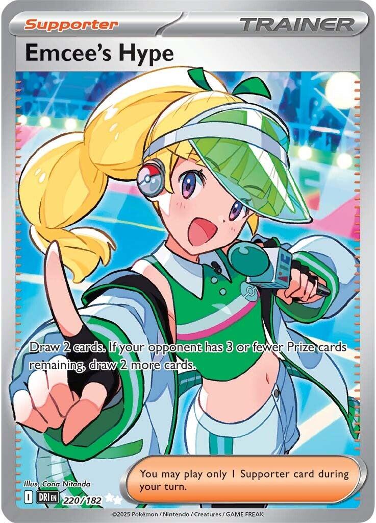 Emcee's Hype (220/182) [Scarlet &amp; Violet: Destined Rivals] 