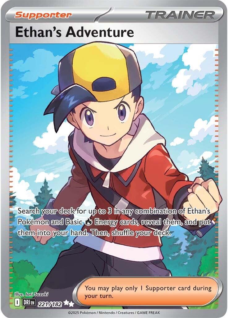 Ethan's Adventure (221/182) [Scarlet &amp; Violet: Destined Rivals] 