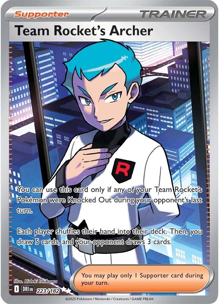 Team Rocket's Archer (223/182) [Scarlet &amp; Violet: Destined Rivals] 