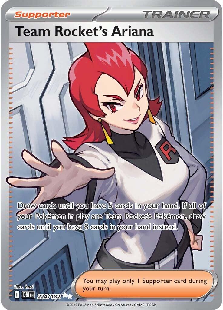 Team Rocket's Ariana (224/182) [Scarlet &amp; Violet: Destined Rivals] 
