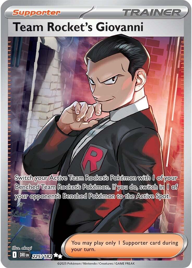 Team Rocket's Giovanni (225/182) [Scarlet &amp; Violet: Destined Rivals] 